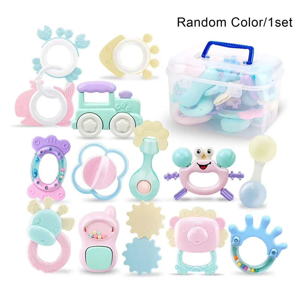 

Handbell Baby Toy Puzzle Little Boys And Girls Early Education Toy Newborn Baby Teether Non-toxic Early Educational Toy Gift