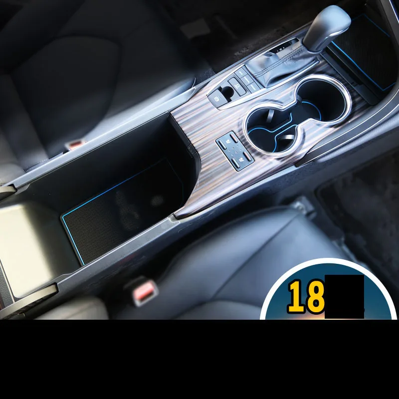 Lsrtw2017 латексный Автомобильный Дверной слот автомобильный коврик для рамки чашки