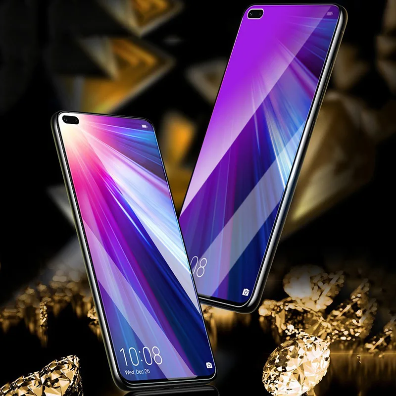 Закаленное стекло для Huawei Honor V30 Pro Защита экрана V20 V10 View 10 защита от синего