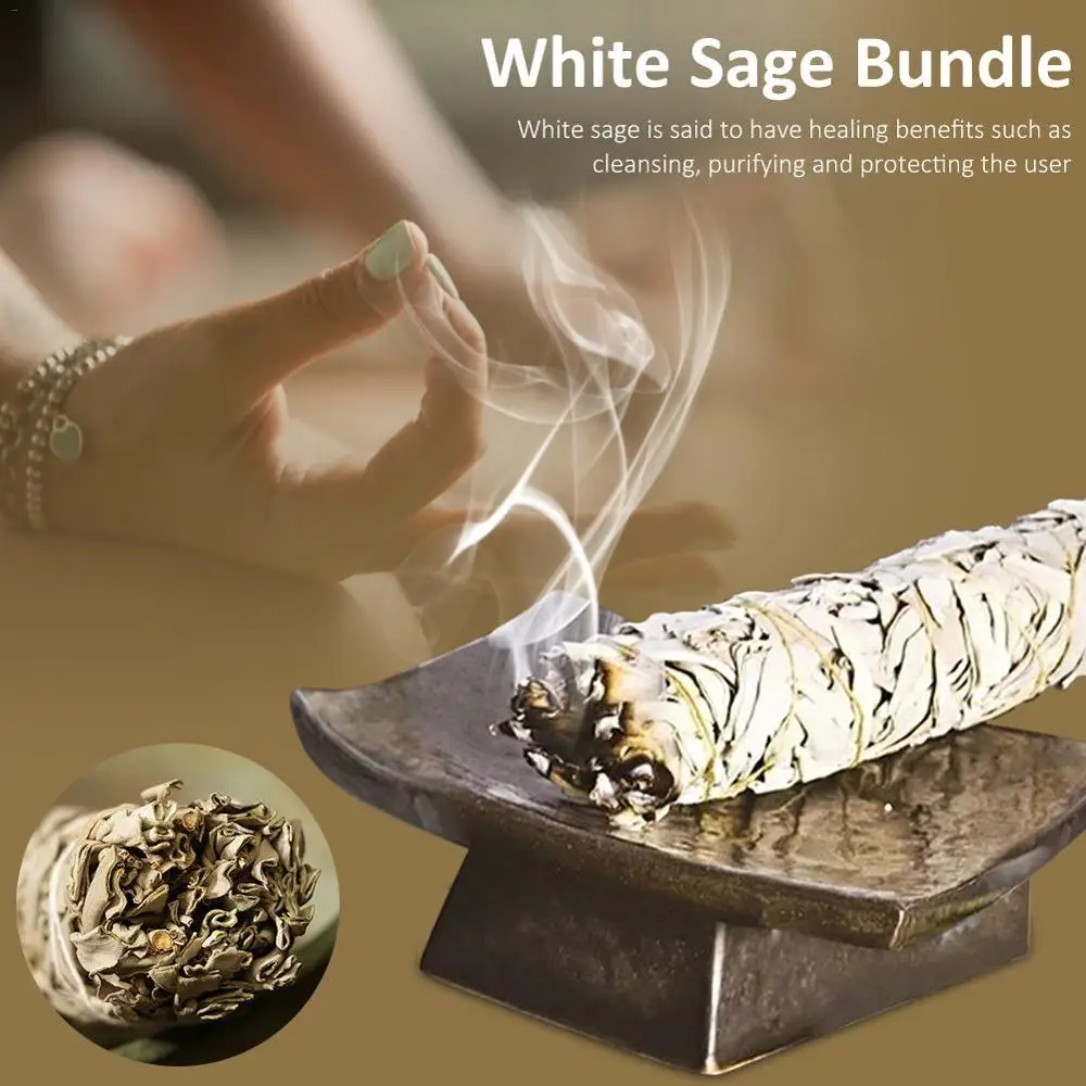White Sage Bundle Smudge Stick Purification Home Air Fresheners Spiritual Incense Burning For Healing Meditation Freshner | Дом и сад