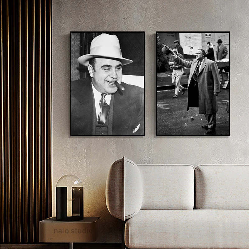 Плакаты и печать на холсте Godfather Scarface Soprano художественные картины без рамки в