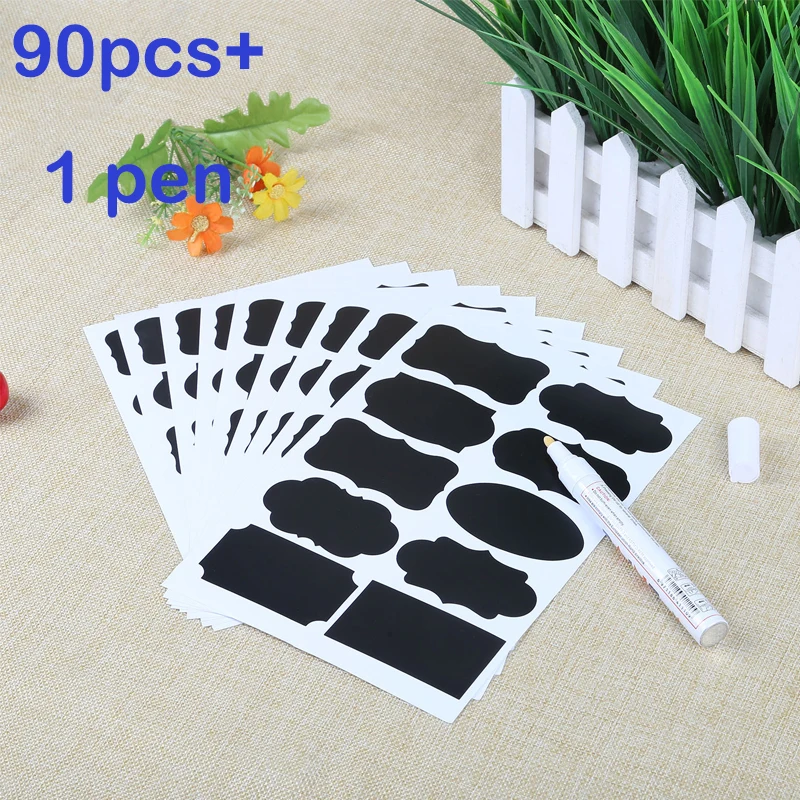 Наклейки для школьной доски этикетки сделай сам кухни банок джема стикеры