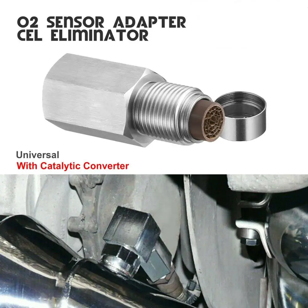 

Oxygen O2 Sensor Spacer Adapter Bung Catalytic Converter Fix Check Engine Light