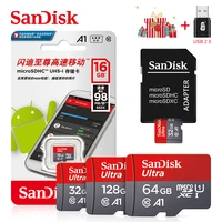 100 Original Sandisk Ultra Micro 128GB 64GB 32GB 16GB Memory Card 16GB microsd card TF SD Flash Card C10 for Phone UAV GPS