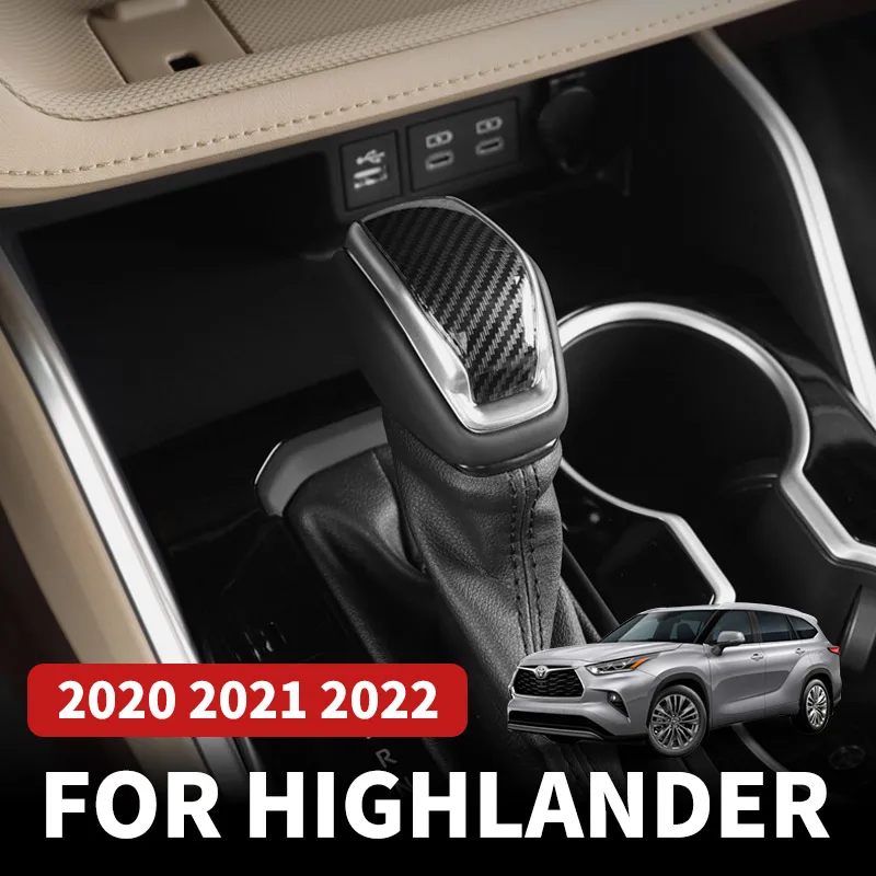 

All-inclusive Gear Head Cover For Toyota Highlander XU70 Refit 2020 2021 2022 Car Accessories Low-profile Upgraded Interior