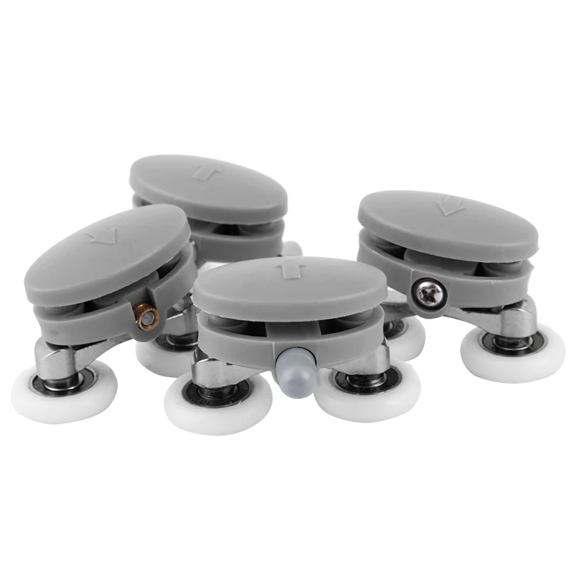 4x двойной Душ стеклянная дверь сверху/снизу ролики бегуны колеса шкивы 23