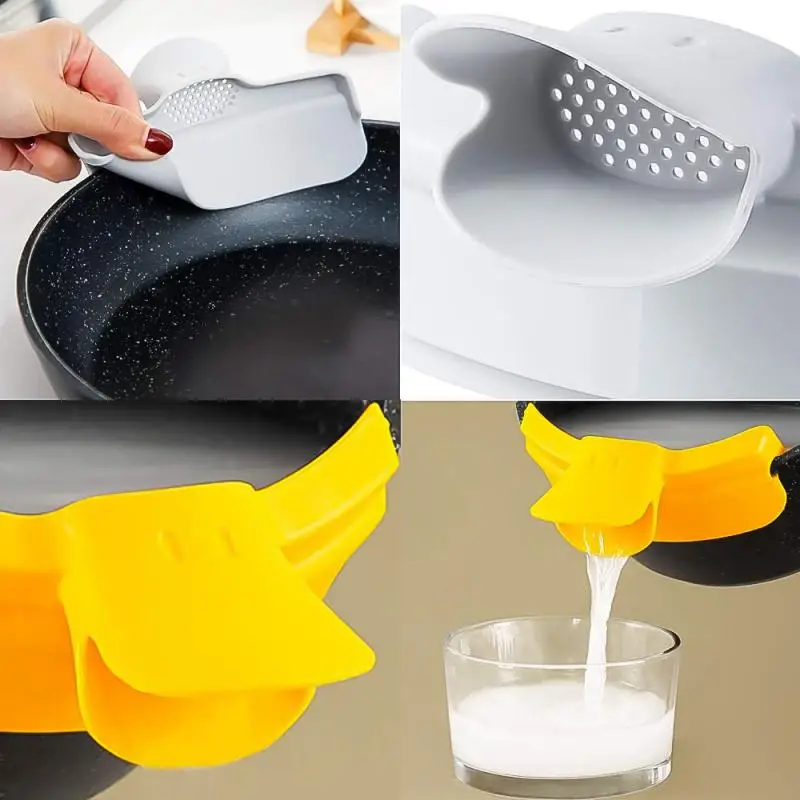 Creative Anti-Spill TPR Pouring Soup Spout Funnel Pots Pans Bowls Edge Liquid Pourer Tool Home Kitchen Accessories | Дом и сад