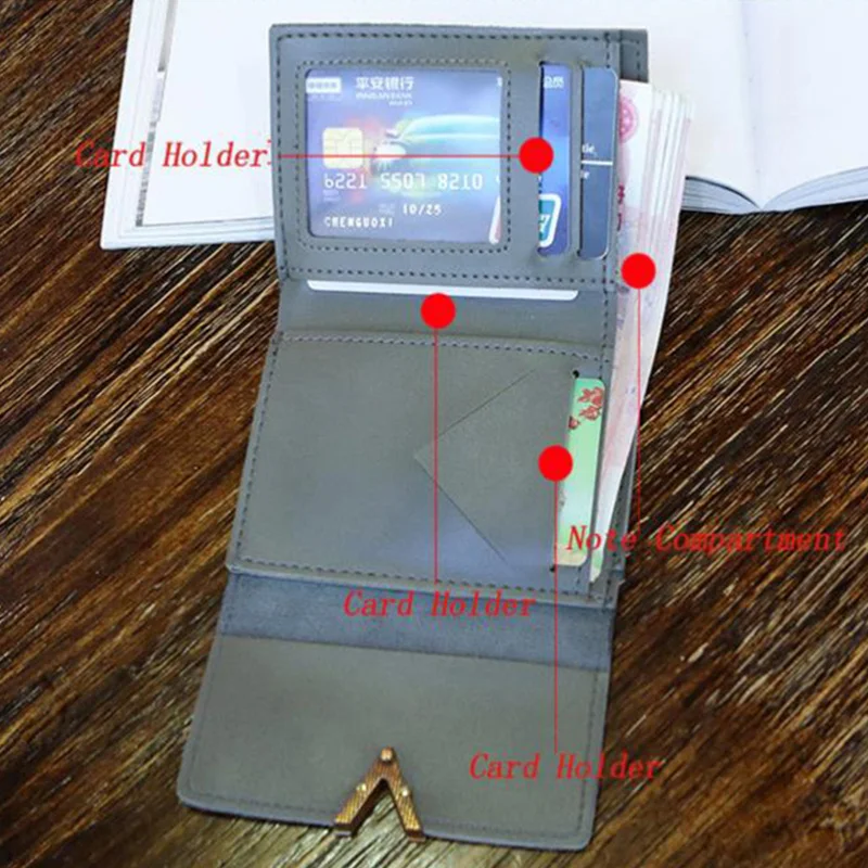 Роскошный женский модный короткий кошелек в три сложения стиле пэчворк