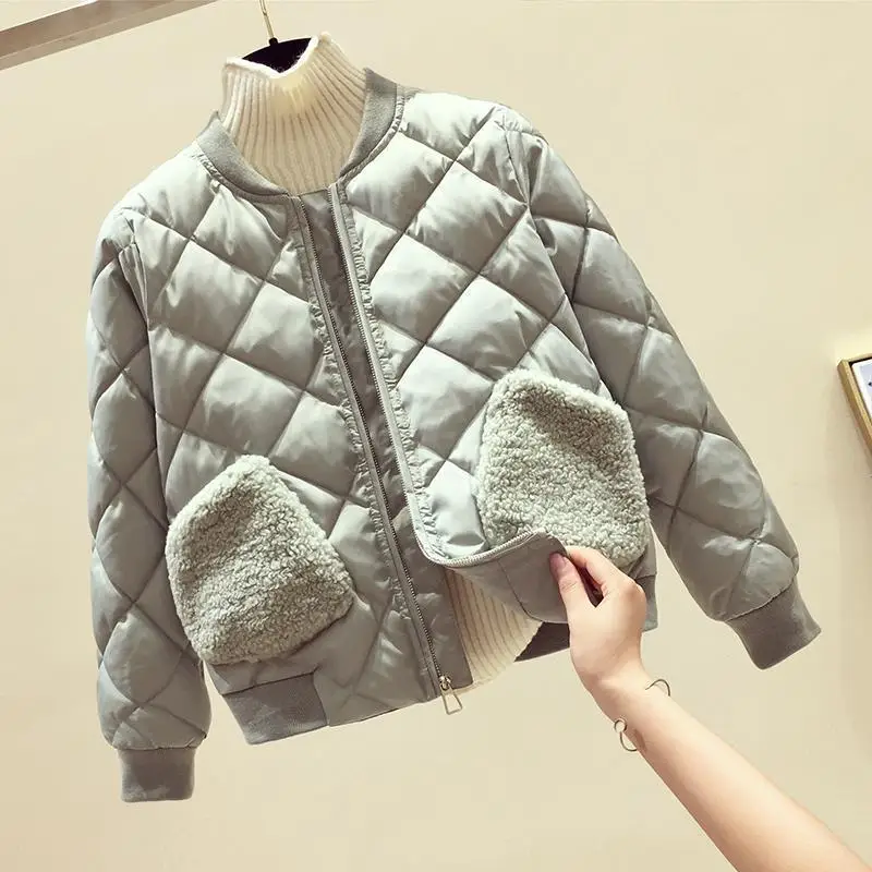 

Women 's Cotton -Padded Jacket 2020 New Korean Style Cotton -Padded Jacket -Padded Lamb Wool Short Coat Women 's Fashion