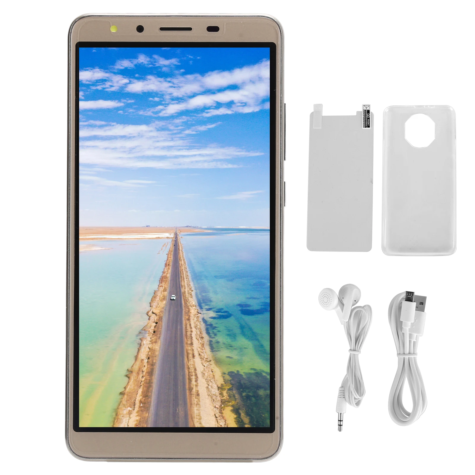 

5.8in Face Fingerprint Unlock Cell Phone Dual Cards Dual Standby Smartphone 512MB+4GB
