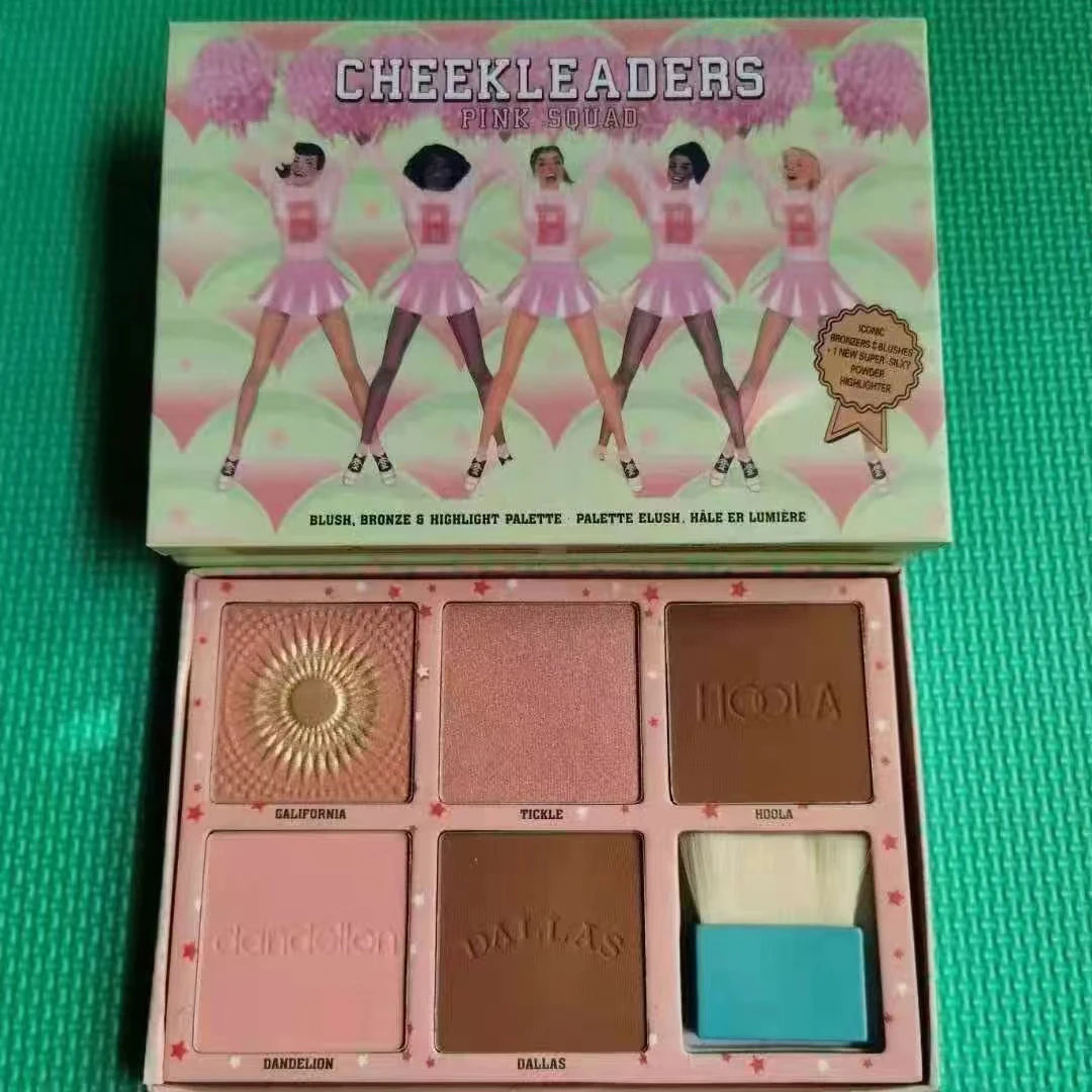 5 цветов румяна-Подсолнухи контур бронзовая палитра подсолнуха с Кисть щеки