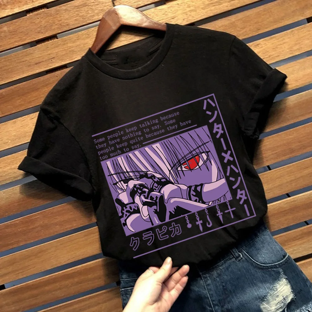

Hunter X Hunter T-shirt for Men women Short Sleeve Anime Manga Kurapika Eye T Shirt Tee Tops CN(Origin) Four Seasons tshirt