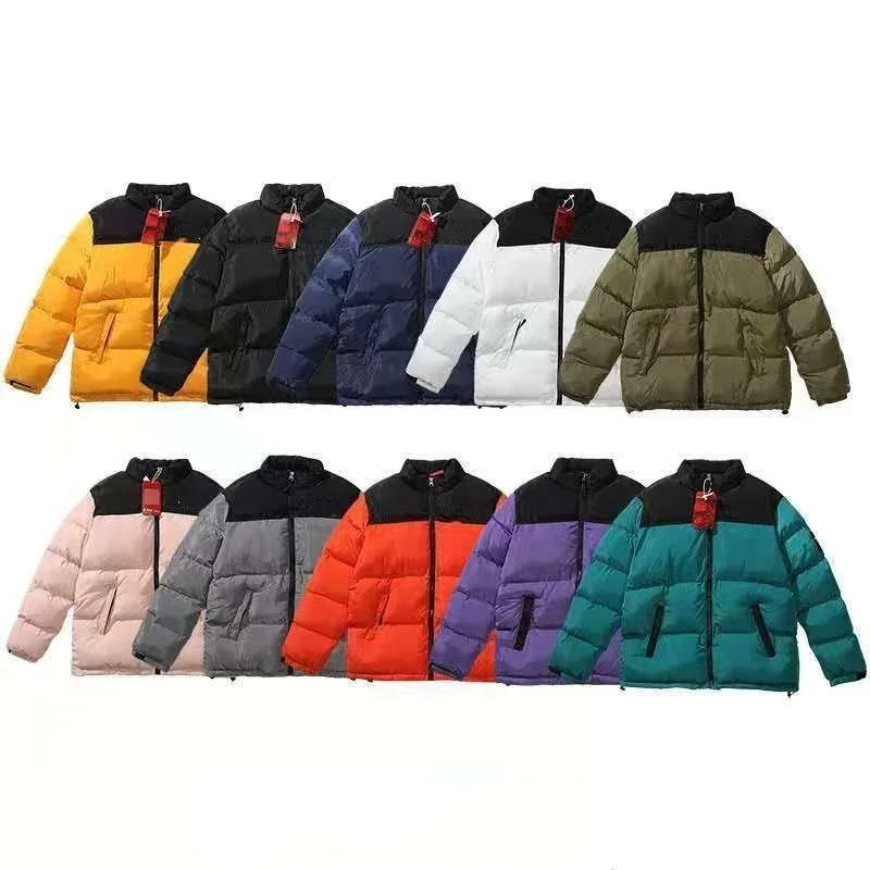 Jaqueta De Inverno Masculino mbio Norths Costura Jaquetas Femininas Gola Quente Grosso Para Baixo Americano | Мужская одежда