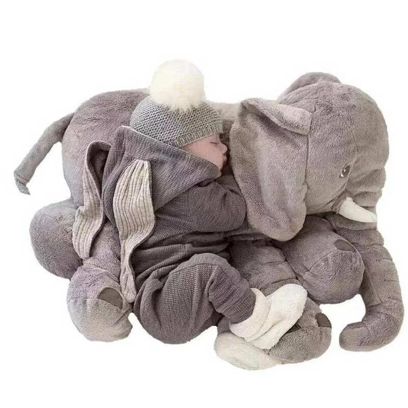 

Delivery 40/60cm Large Elephant Soft Pillow Animal Plush Elephant Doll Stuffed Animal Baby Plush Dolls Room Bed Decoration Toy