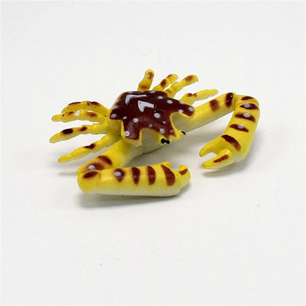 8 шт. кавайная имитация животных статуя морская черепаха краб модель фигурка