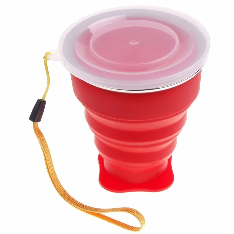 

Milk powder box Folding Cups 200ml Food Grade Water Cup Travel Silicone Retractable Coloured Portable Outdoor Coffee Hand