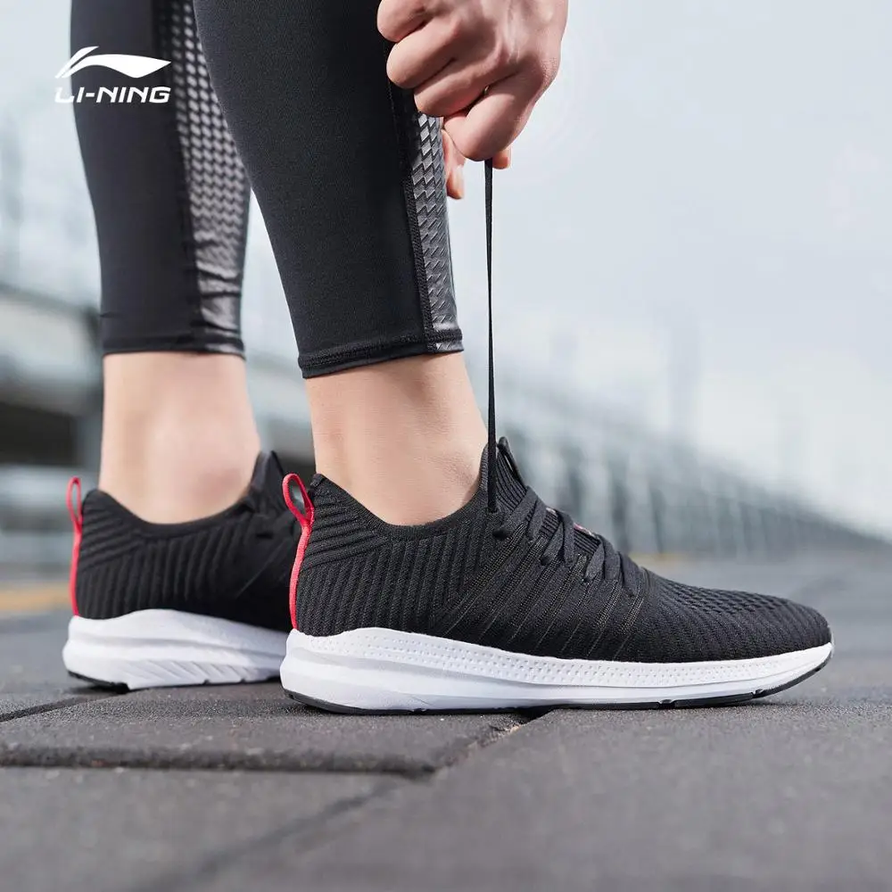 Li-Ning/мужские кроссовки для бега с подушечкой из реактора, дышащие, с монолитной подкладкой, светильник для фитнеса, спортивная обувь, кроссовки ARHP041 SAMJ19