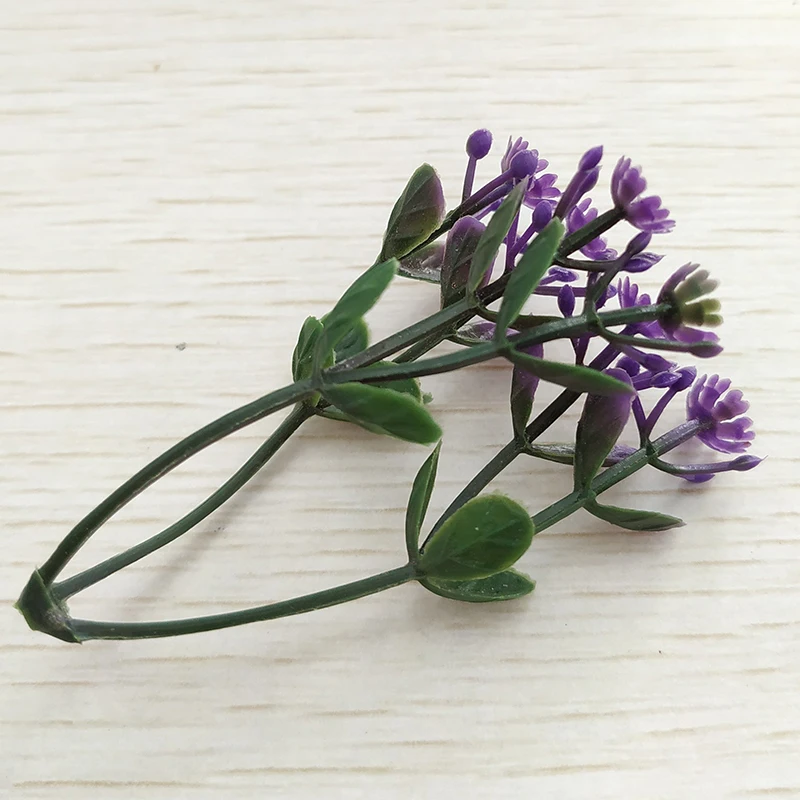100 шт Мини ядро Stamen diy бонсай декоративные аксессуары цветочный горшок наполнение украшения поддельные растения DIY ВЕНОК поддельные цветы - Цвет: purple red flower