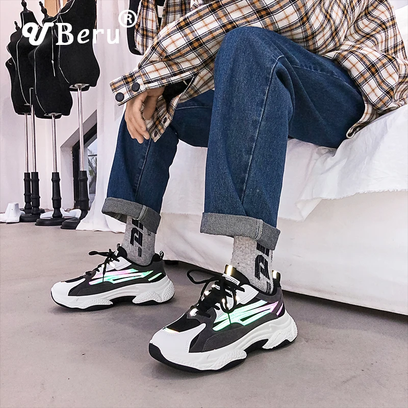 2020 New Fashion Breathable Mesh Men's Sneakers Spring Increase Slow Running Training Shoes Comfortable Casual | Спорт и