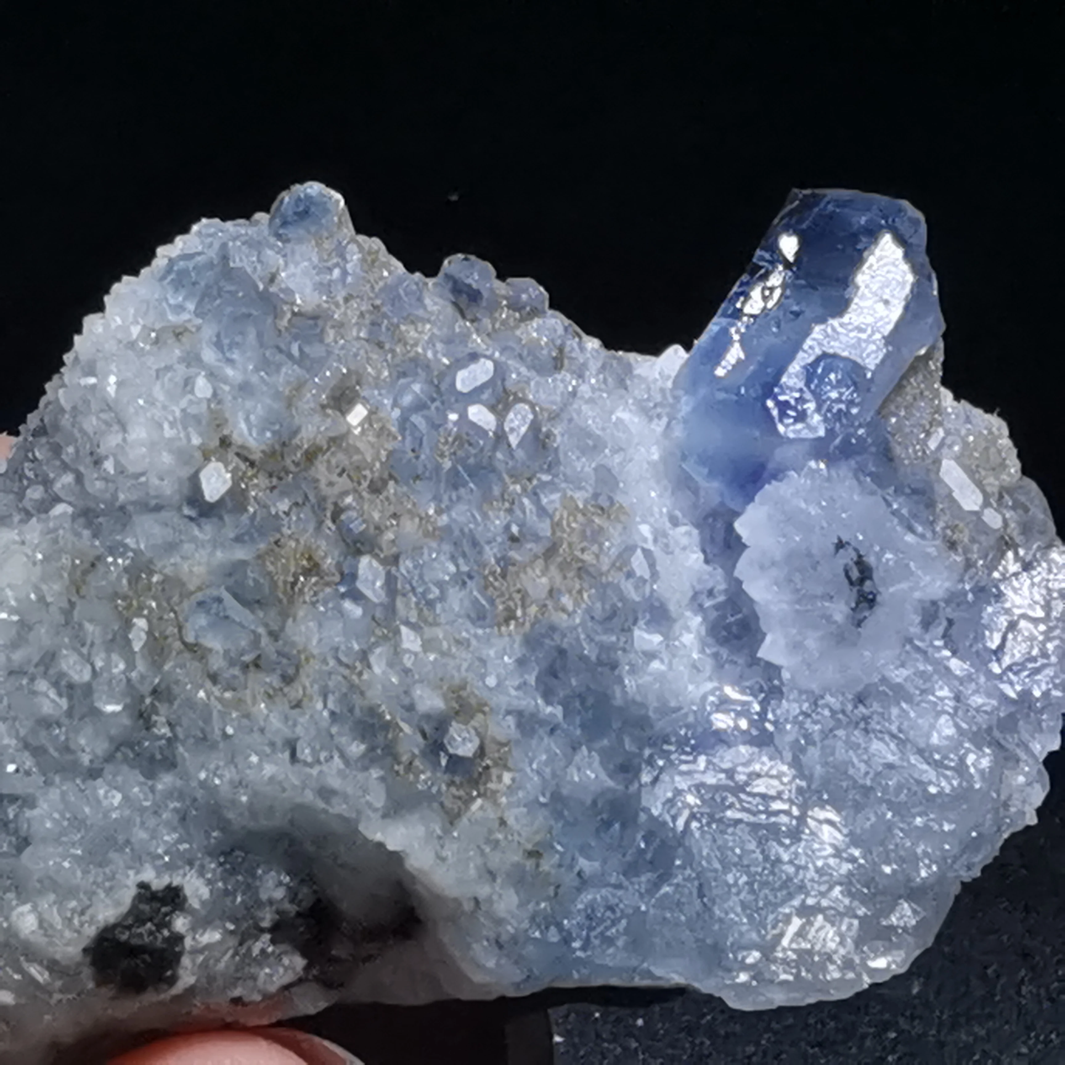 

35.9gNatural crystal, blue green fluorite, crystal mineral, crystal specimen