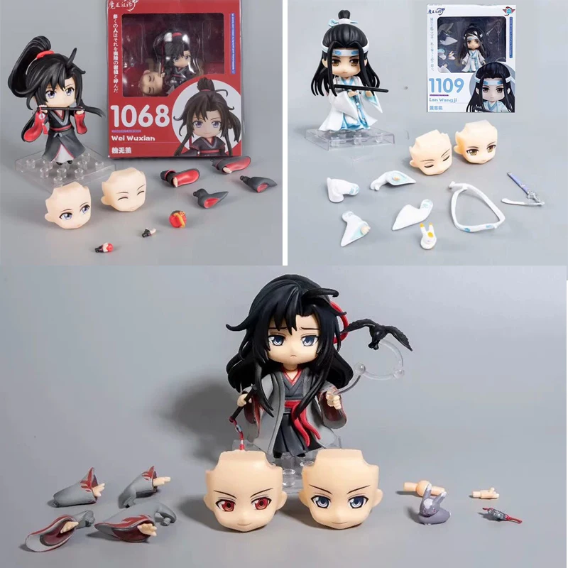 Аниме фигурка МО дао ЗУ Ши игрушки Wei Wuxian Yi Ling Lao Zu Lan WangJi ПВХ экшн Q Ver. Коллекционная