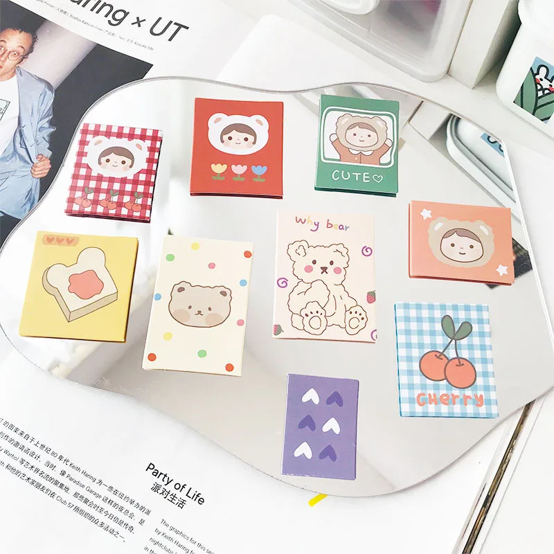 Бисквит медведь девушка милые наклейки творческие Китайские иероглифы стикеры