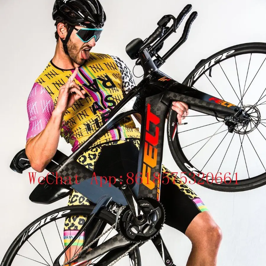 Love the pain triathlon легкий короткий рукав Велоспорт Джерси и нагрудник шорты