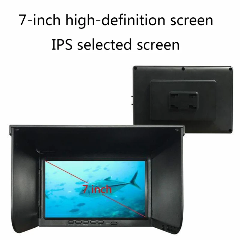 Продажа Видеокамера для подводной рыбалки рыболокатор IP68 Водонепроницаемая 12 светодиодов вращающаяся на 360 градусов панорамная камера наблюдения