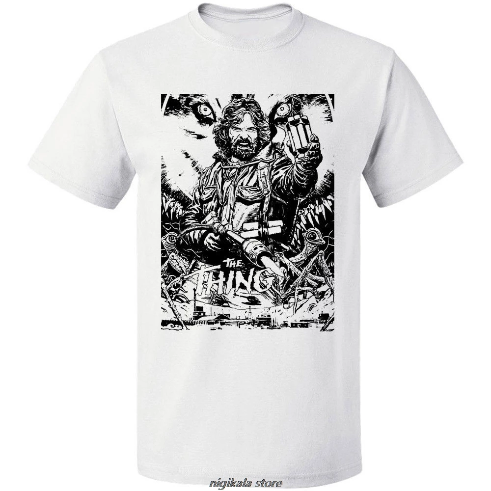 John Carpenter вещь BLACK EDITION постер фильма футболка S 3XL Бесплатная доставка мужские