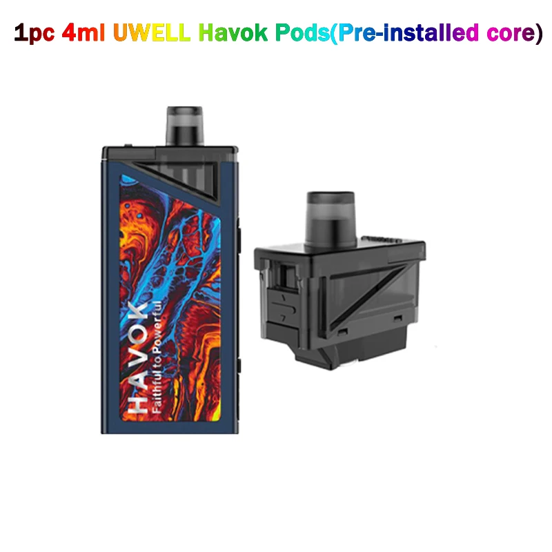 

Original UWELL HAVOK Vape Pods Cartridge 4ml For UWELL HAVOK Systems Kit Vaporizer Pods Electornic Cigarettes Atomizers