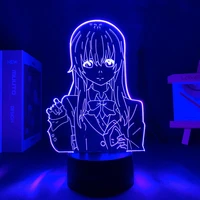 anime a silent voice shouko nishimiya figure led light for room decor night light kid bithday gift manga a silent voice 3d lamp