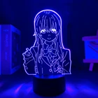 Аниме A Silent Voice Shouko Nishimiya, фигурка, светодиодный светильник для комнаты, декор, светильник, детский подарок на день рождения, манга, тихий голос, 3d лампа