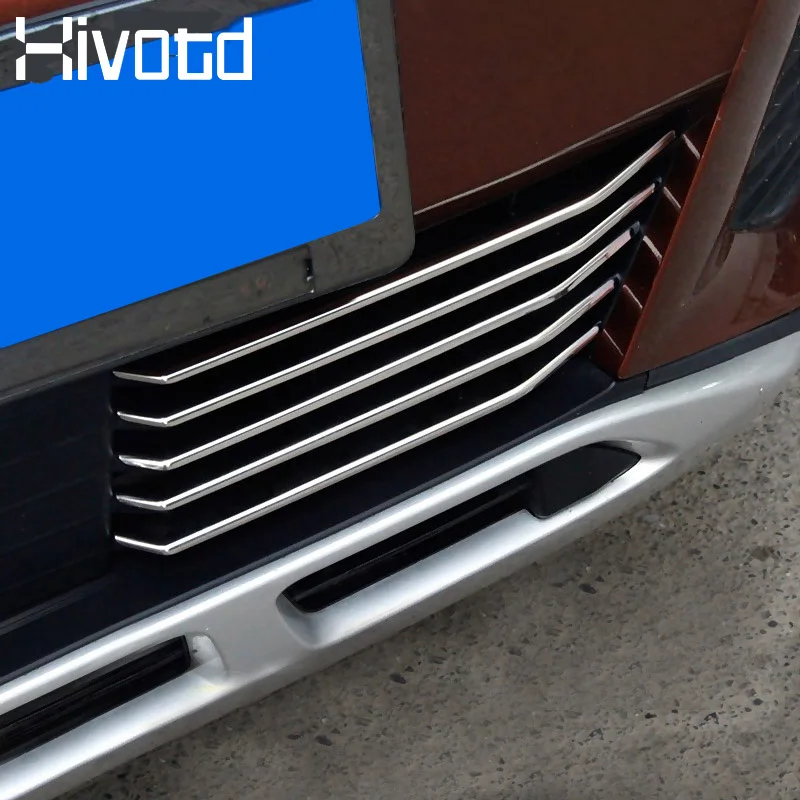 Hivotd для peugeot 3008 GT 5008GT автомобильный Стайлинг из нержавеющей стали Передняя решетка гоночные грили Нижняя защитная накладка