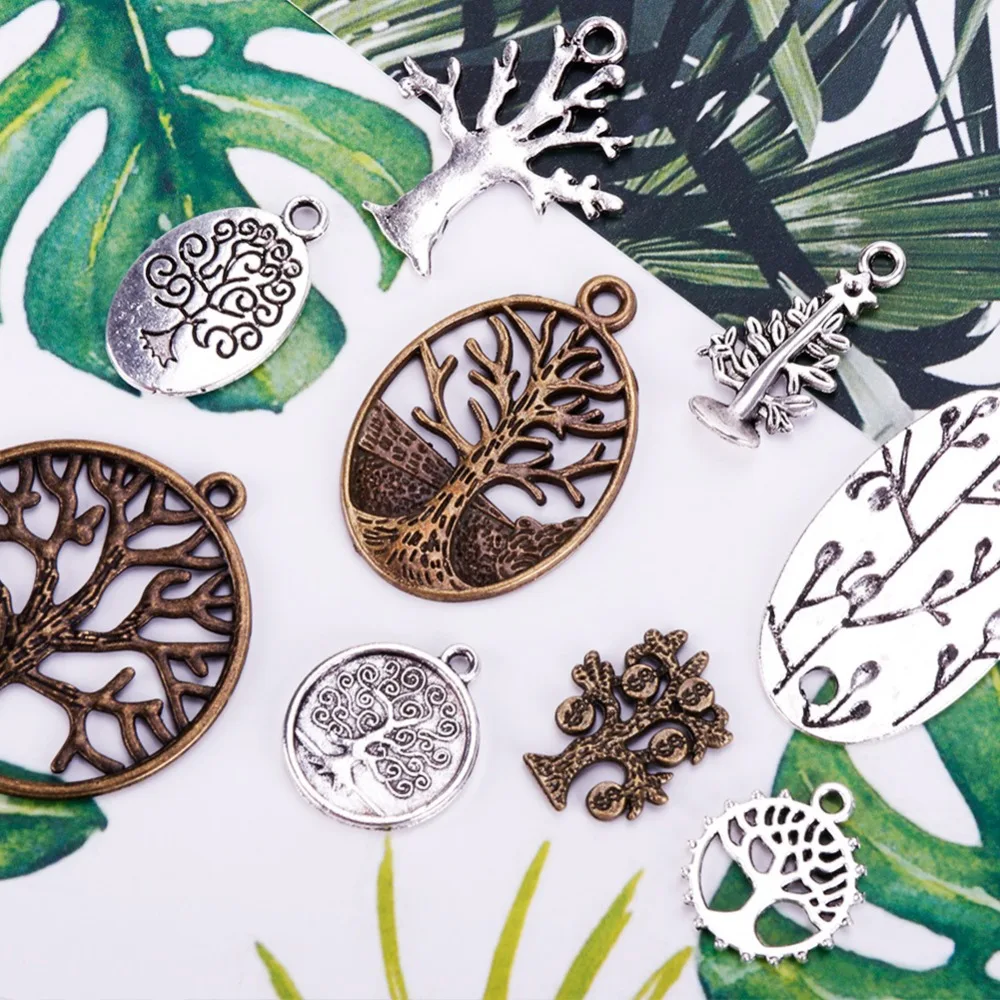 Подвеска Дерево жизни 68/150 шт./компл. подвеска сделай сам золото цвет белый и