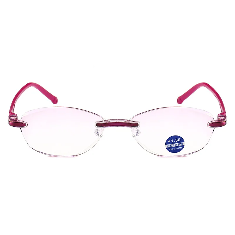 Бескаркасные ультра легкие очки для пожилых людей Анти усталость анти синий свет