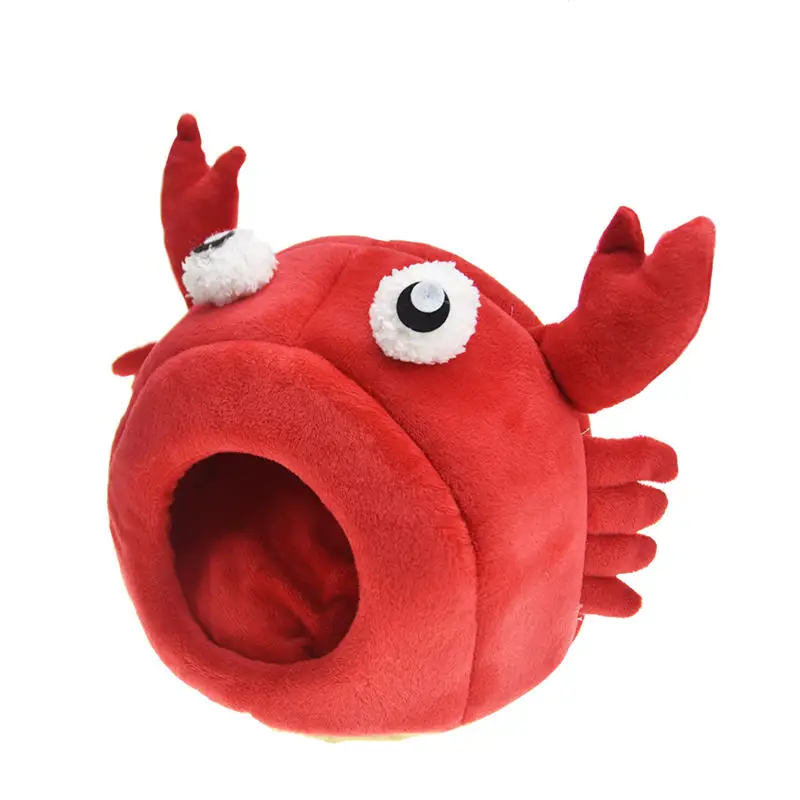 Морская свинка ежик Кролик кровать забавная Акула Зимняя Теплая Флисовая домик