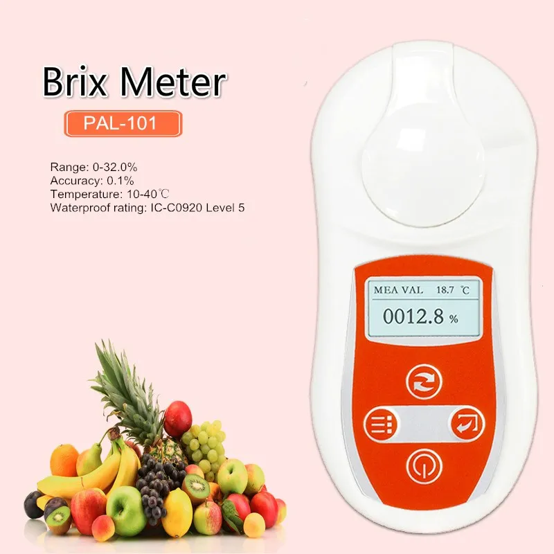 Брикса-метр цифровой мерный измеритель фруктов высокоточный детектор