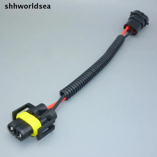 

Worldgolden H11 разъем пластикового типа отличная термостойкость мужская и женская розетка H11 установка разъема лампы H11