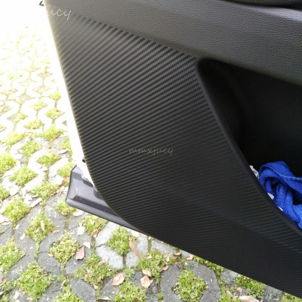 50 см * 100 автомобильный корпус пленка 5D глянцевый черный Углеволокно Золото