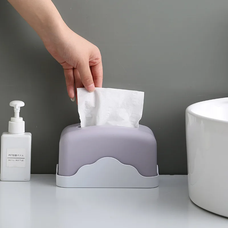Plastic Tissue Box Square Home Container Car Napkins Holder Case Organizer Decoration Tools Kitchen Holdler GUANYAO | Дом и сад