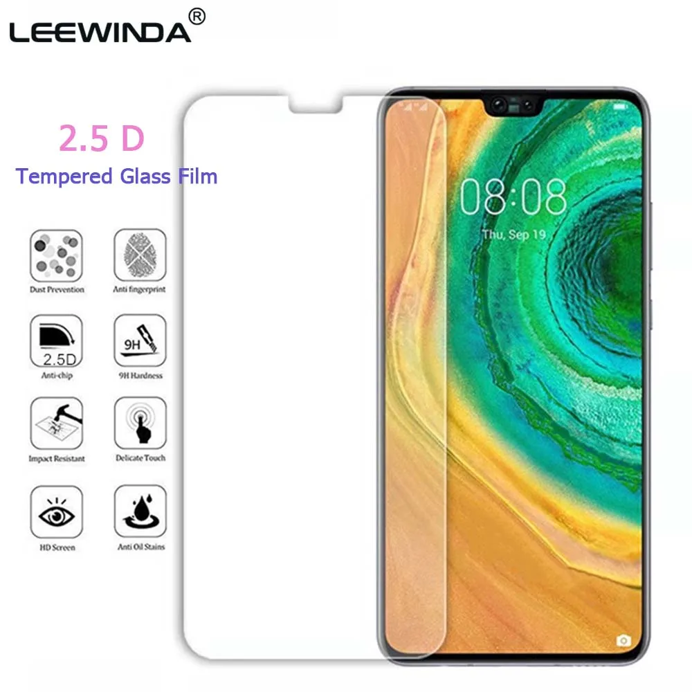 2.5D Закаленное стекло для Huawei Mate 30 Lite 10 Pro 10Lite 9pro твердость тоньше Защитная пленка