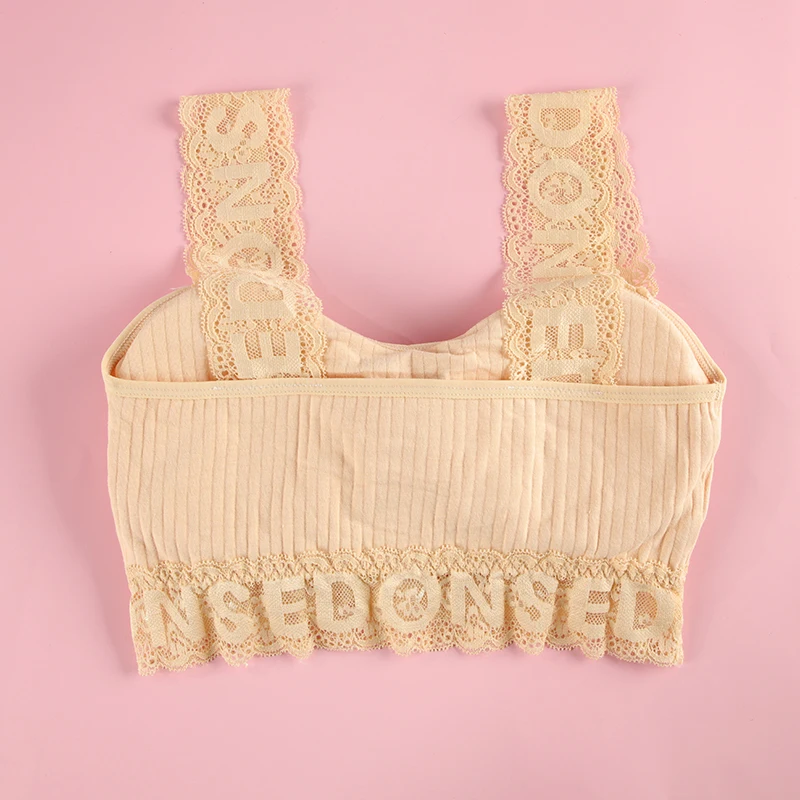 Комплект нижнего белья для женщин кружевные трусики на бретелях с надписью |