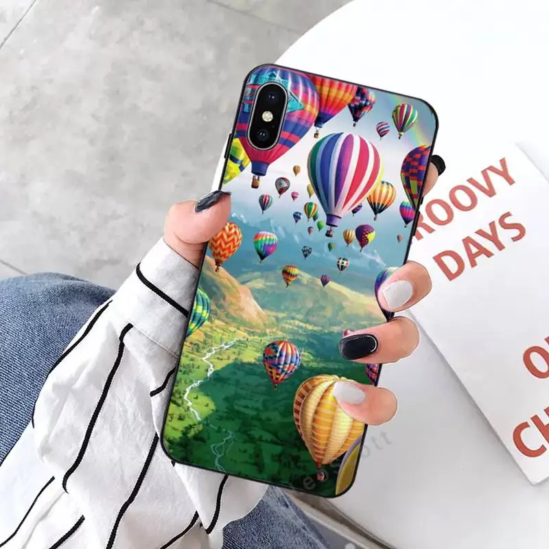

Landscape sports hot air balloon Phone Case for iPhone 11 12 mini pro XS MAX 8 7 6 6S Plus X 5S SE 2020 XR