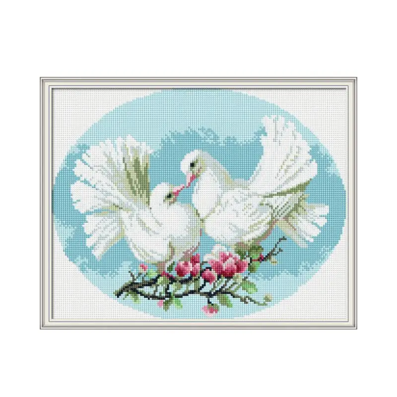 

Pigeon lover Diamond painting cross stitch kit Square Round Drill stitching embroidery DIY handmade needlework
