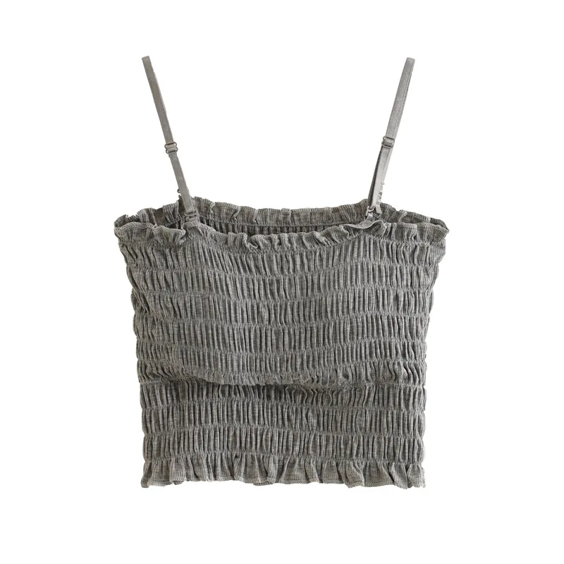 

2021 New Camisole Women's Summer Solid Color Outside Wear Navel Sleeveless Inside Take a Bottoming Shirt