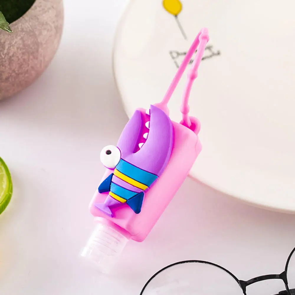 30 мл милый мультяшный Океанский животный силиконовый миниатюрный антисептик для