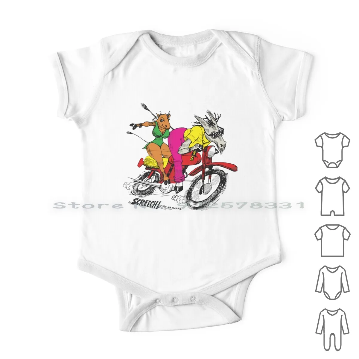 

Screech!!! Tyre Ah Baaaal Newborn Baby Clothes Rompers Cotton Jumpsuits Skinhead Reggae Skinhead Pride Girl Rudeboy Rocksteady