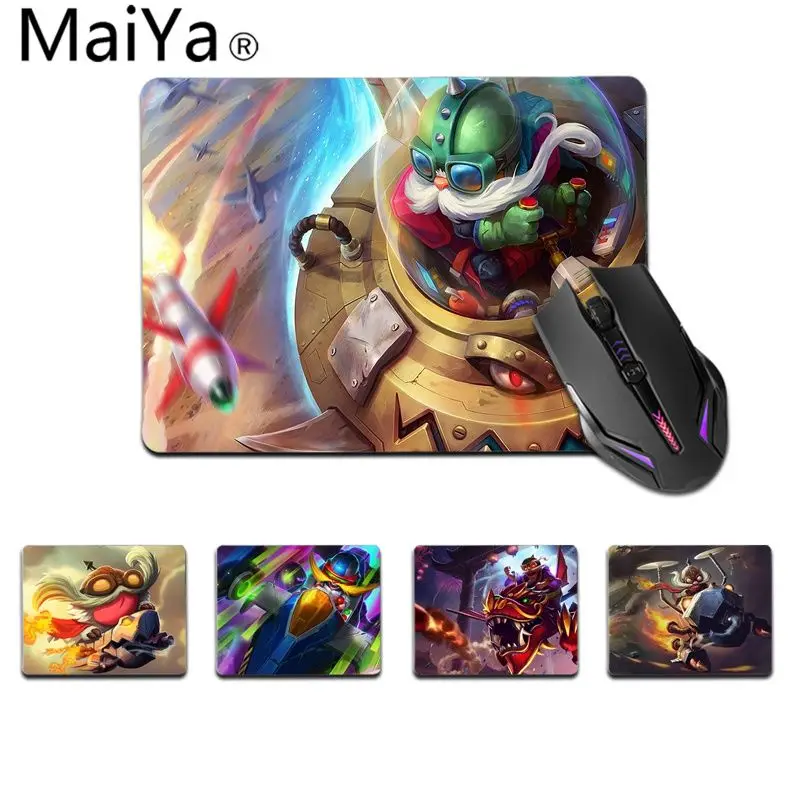 

Maiya High Quality league of legends Corki Gamer Speed Mice Retail Small Rubber Mousepad Top Selling Wholesale Gaming Pad mouse