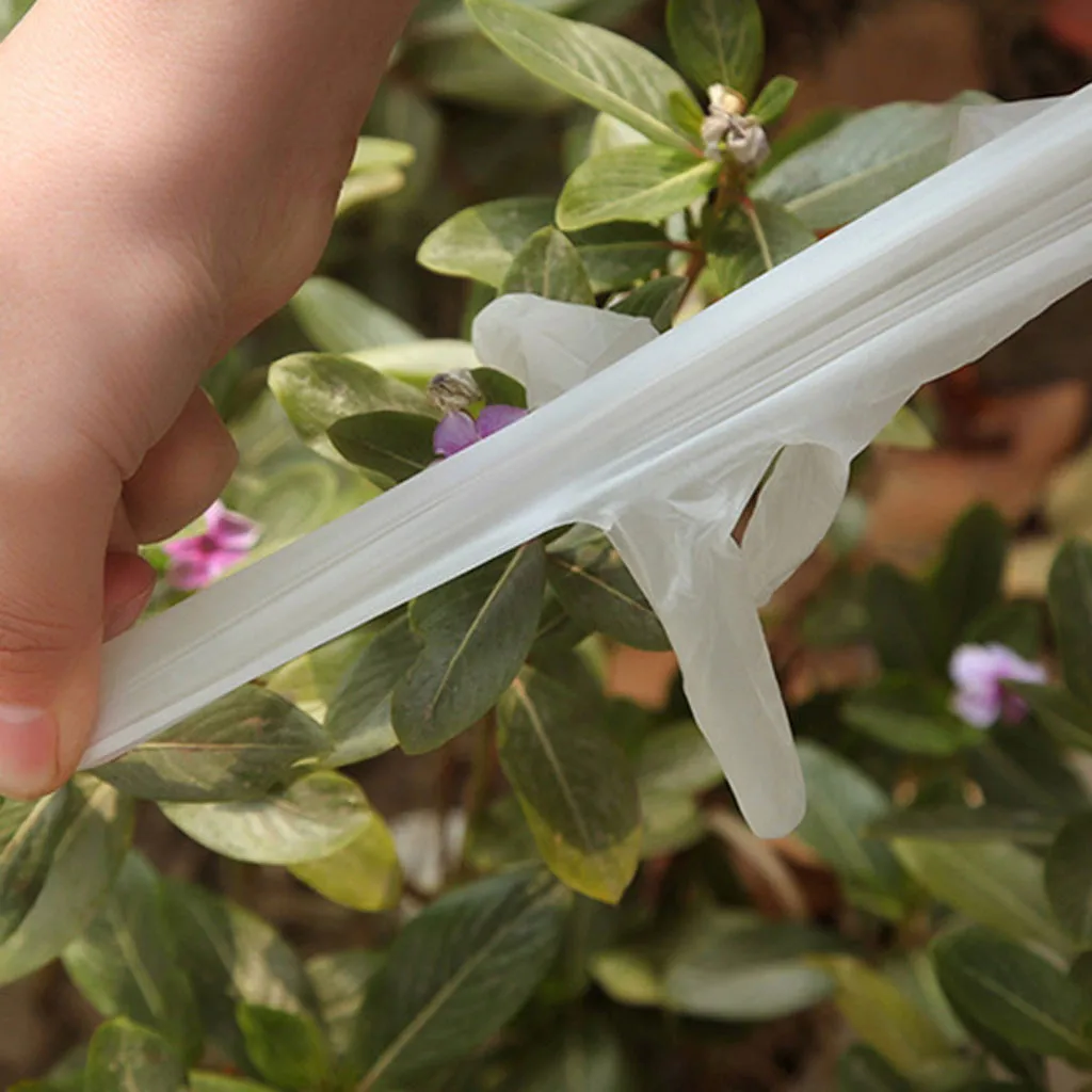 Environmental protection PVC disposable gloves hygienic transparent food grade fingerprint touch screen isolation | Аксессуары для