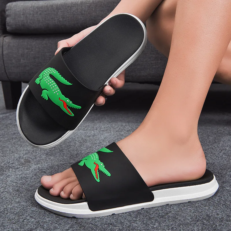 

2021 Summer New Couple Indoor Slippers Floor Flat Indoor Flip-flop Cartoon Non-Slip Casual Shoes